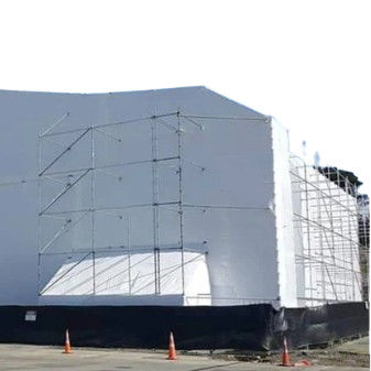 Enveloppe rétrécissante en PE blanc pour la construction en polyéthylène et échafaudage