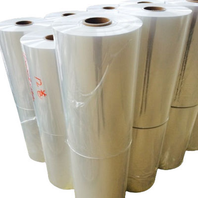Film d'enveloppe rétrécissante en PE transparent, imprimable, en polyéthylène centré plié, film d'enveloppe rétrécissante