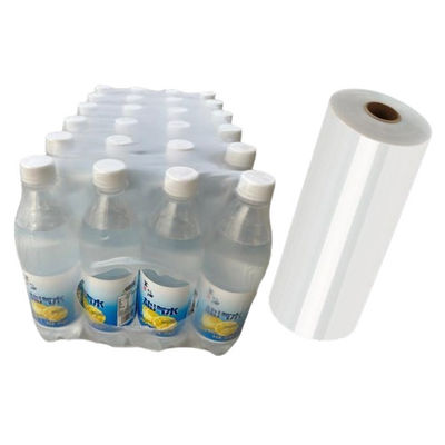 Film d'enveloppe rétrécissante en PE transparent, imprimable, en polyéthylène centré plié, film d'enveloppe rétrécissante