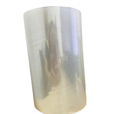 19 Microns Clear POF Film rétrécissant enroulé en rouleau Film rétrécissant en polyolefine plié en centre