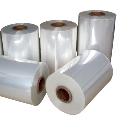 OEM 75 Gauge Cross Linked POF Film rétrécissant de polyolefine en rouleau ISO9001 approuvé par SGS