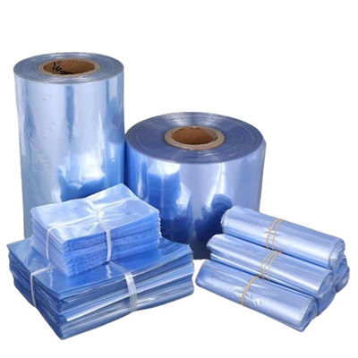 Ruloir de film d'emballage en PVC cristallin centrifouillé transparent et rétrécissant pour l'emballage