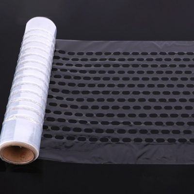 Film étirable en LDPE ventilé 500 mm x 1420 m en rouleau d'emballage de palettes en polyéthylène