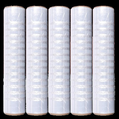 250% d'allongement Film d'étirement perforé LDPE transparent 23 microns d'épaisseur pour l'emballage