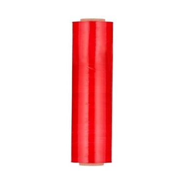 Couleur rouge 30 microns film étirable en LDPE film étirable en palette flexible