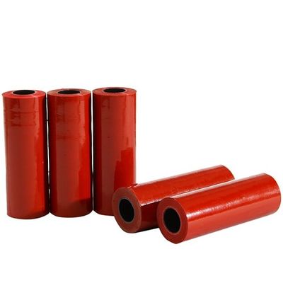Couleur rouge 30 microns film étirable en LDPE film étirable en palette flexible