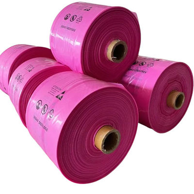 Pe polyéthylène film de protection antistatique en rouleau tubulaire imprimé couleur