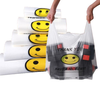 Sacs de transport de type gilet poly plastique Polyéthylène 20 à 60 microns d'épaisseur