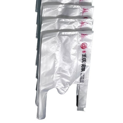 Sacs de magasinage en plastique transparent de qualité alimentaire en PE 30 microns