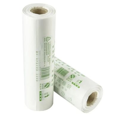 Sacs d'épicerie en PLA biodégradable réutilisable sur rouleau Sacs d'épicerie en plastique compostable