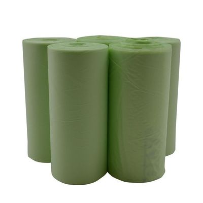 Sacs d'épicerie en PLA biodégradable réutilisable sur rouleau Sacs d'épicerie en plastique compostable