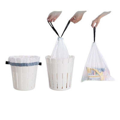 Cuisine Petits sacs à ordures à corde en PE poubelles recyclables