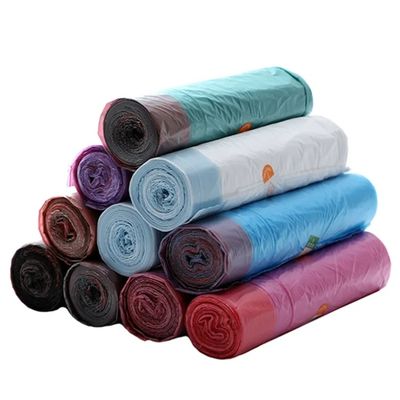 LDPE sac à ordures à corde à tirer 0,04 mm épaisseur