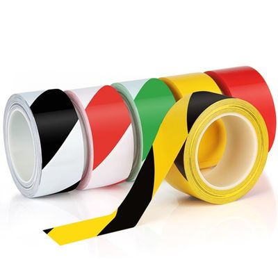 Tape de marquage de sol à rayures de sécurité adhésive BOPP Polypropylène bi-axiale