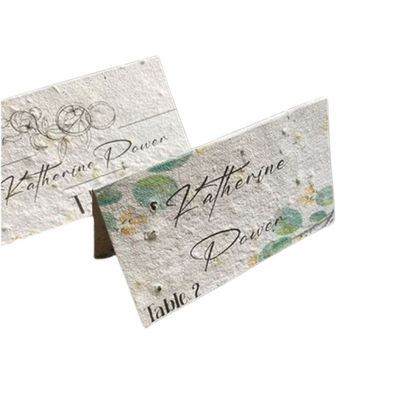 Papier à graines imprimable en forme de A5 en forme de graines personnalisé