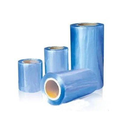 Films en PVC bleu clair et rétractable Résistance à la traction ≥ 45 MPa 350 mm-810 mm